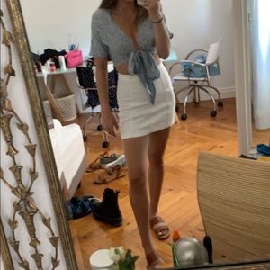 Princess Polly floral tie top